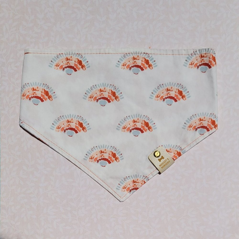 Pristine Reversible Snap On Rainbow Bandana - M
